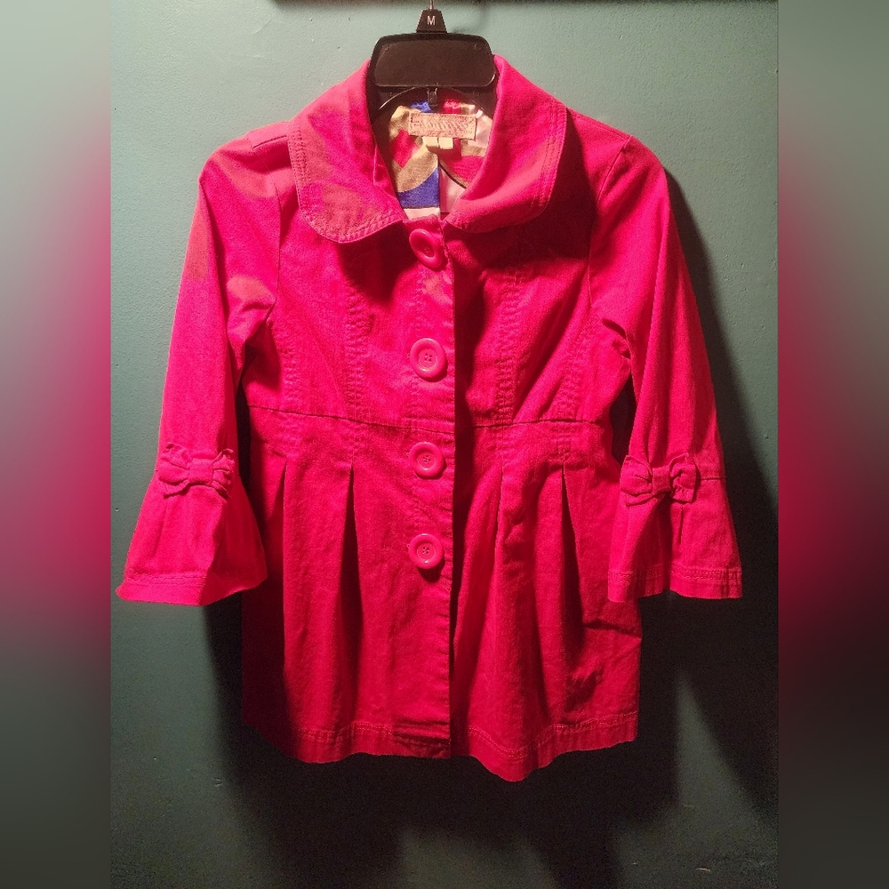 Girls Size XL Pink Spring Coat